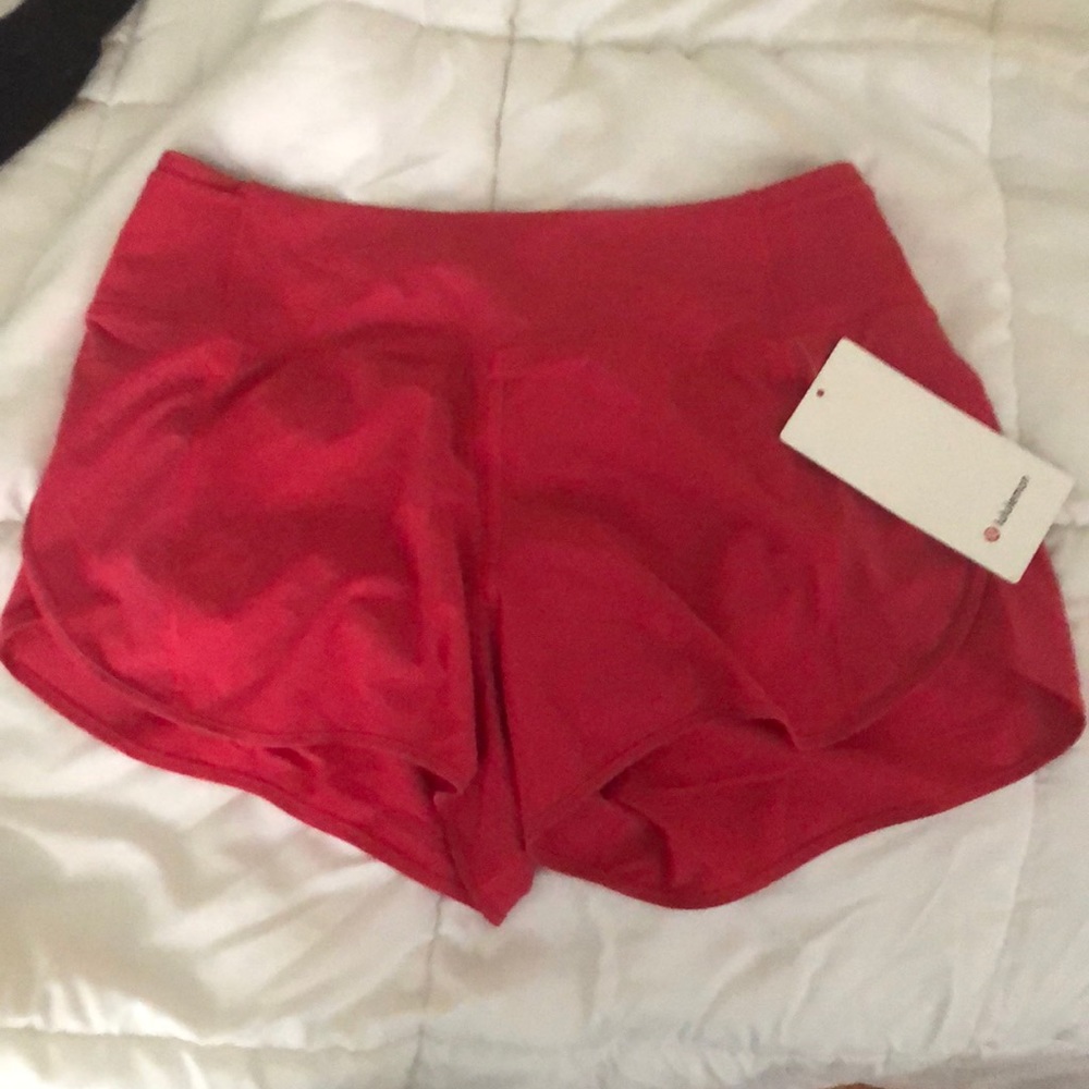 pink lulu lemon shorts